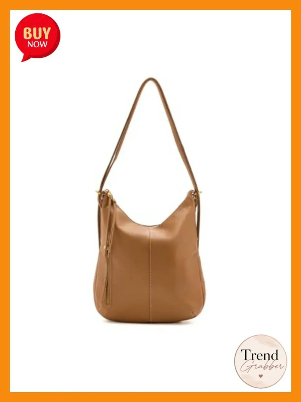 HOBO Merrin Convertible Backpack Leather Shoulder Bag